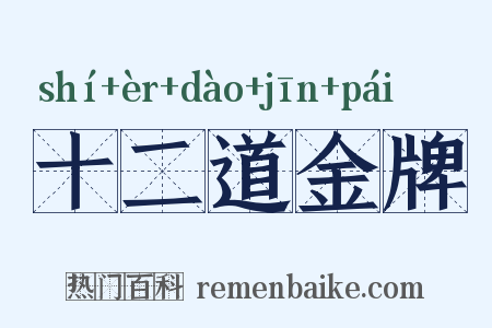 十二道金牌是什么意思的图片